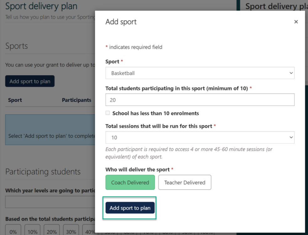 How do I apply for funding? Sporting Schools Help Centre